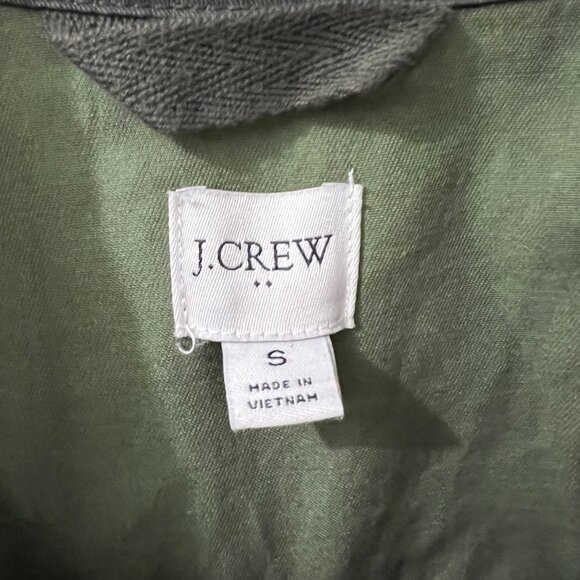 J Crew Olive Field Mechanic Classic Rugged Military Utility Jacket S - Picture 4 of 11